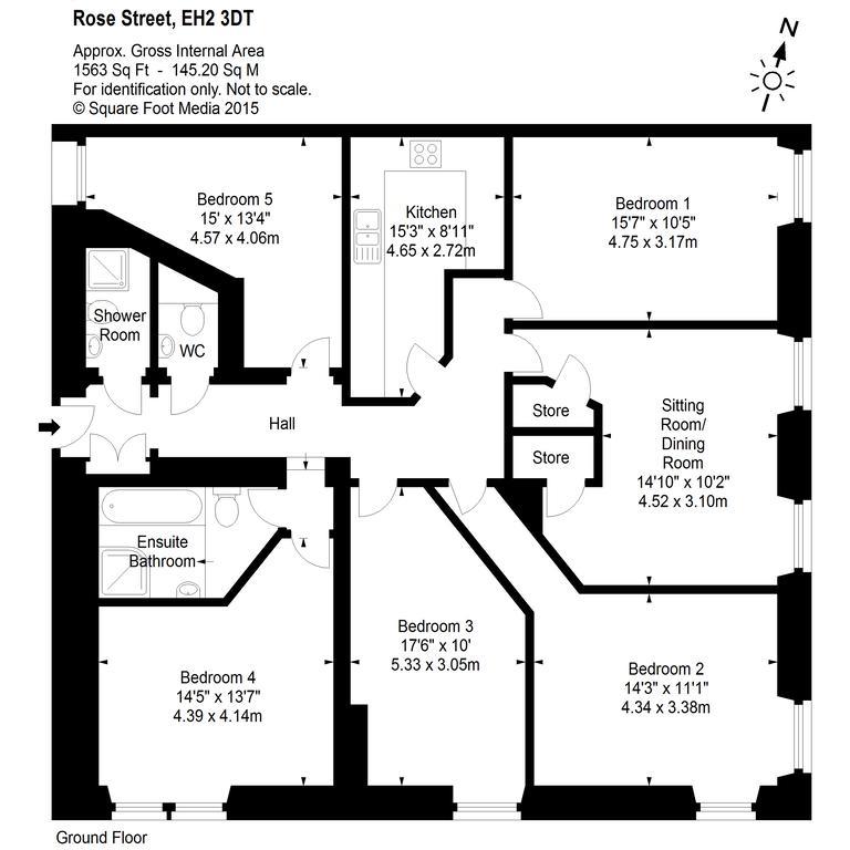 Rose Street Residence Edinburgh Bilik gambar